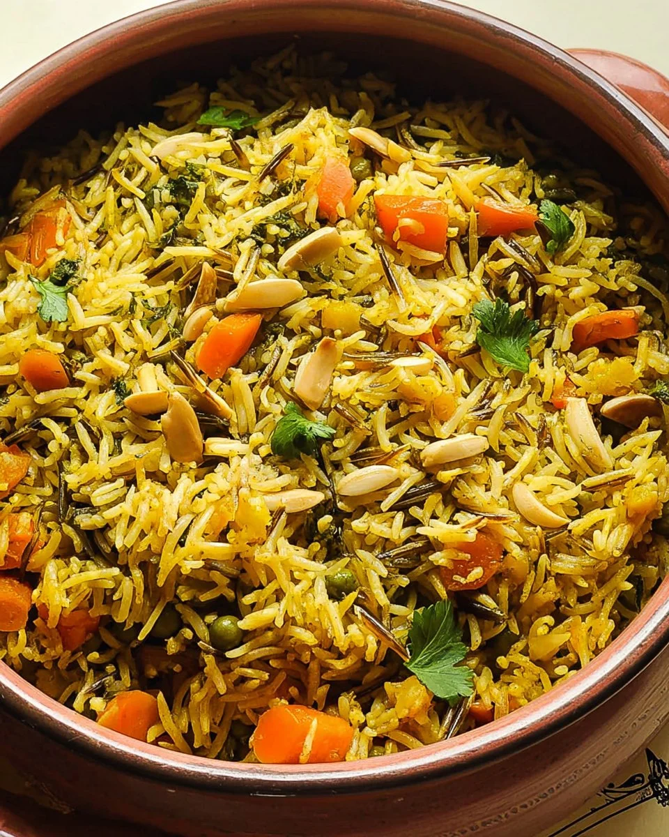 Basmati and Wild Rice Pilaf with Vegetables 105 Basmati and Wild Rice Pilaf with Vegetables