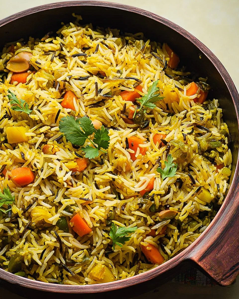 Basmati and Wild Rice Pilaf with Vegetables 106 Basmati and Wild Rice Pilaf with Vegetables