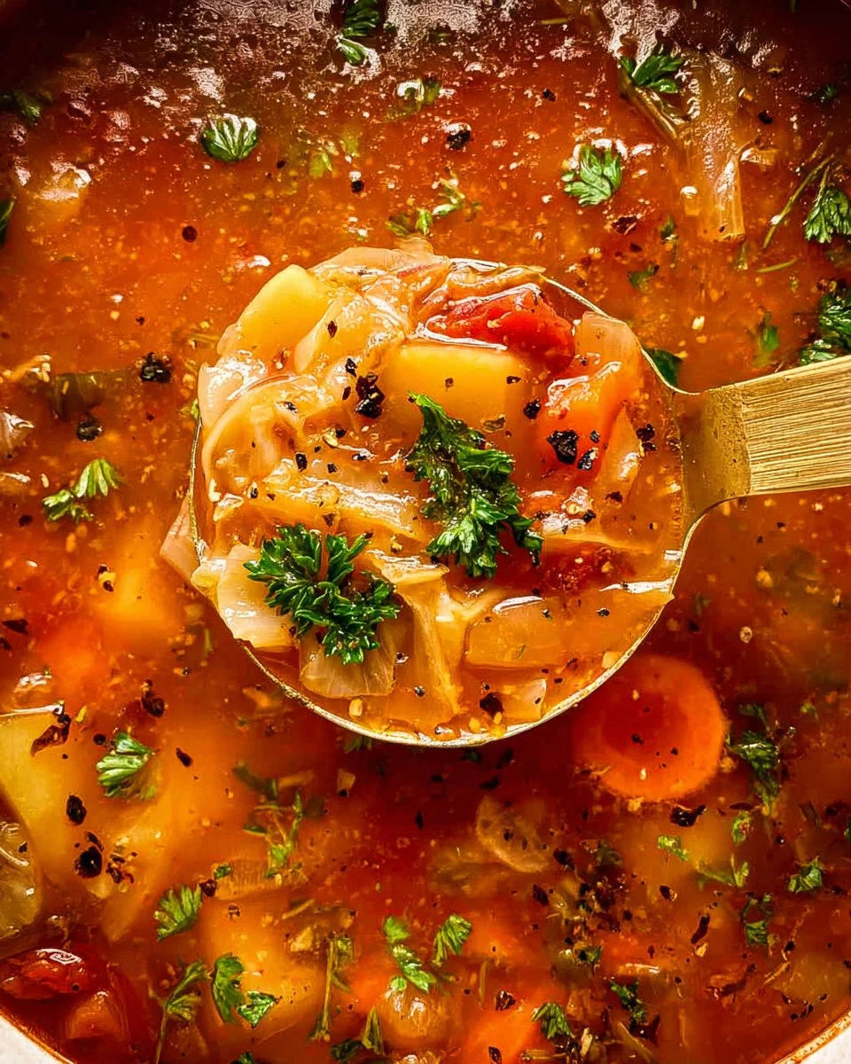 Vegetable Cabbage Soup with Potatoes and Carrots 111 Vegetable Cabbage Soup with Potatoes and Carrots