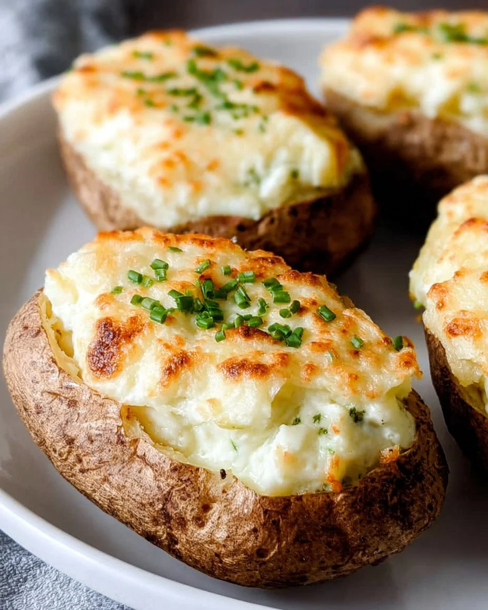 Sour Cream and Chive Twice Baked Potatoes 2